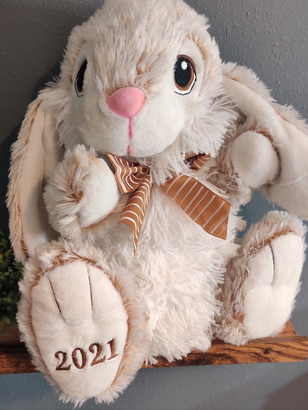 2021 Dan Dee Easter Bunny Plush Floppy Ears Soft Rabbit Collector's Choice 14"